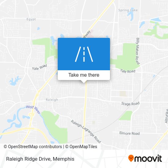 Raleigh Ridge Drive map