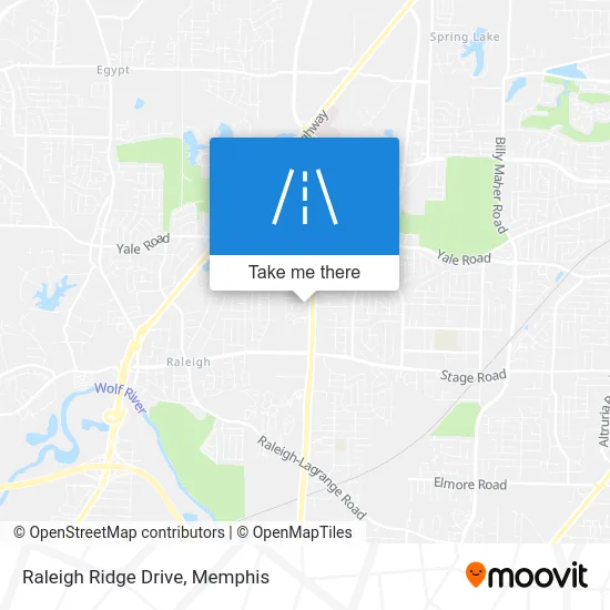 Raleigh Ridge Drive map