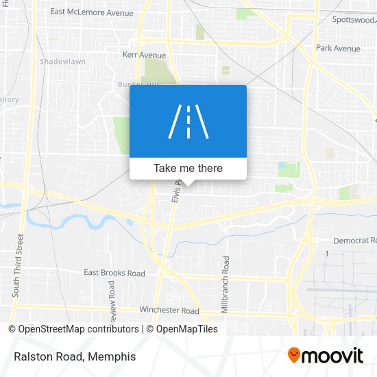 Mapa de Ralston Road