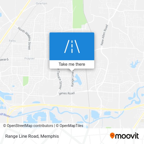 Range Line Road map