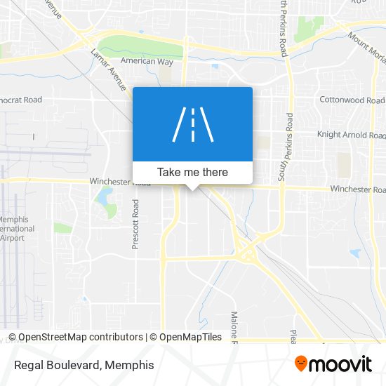 Regal Boulevard map