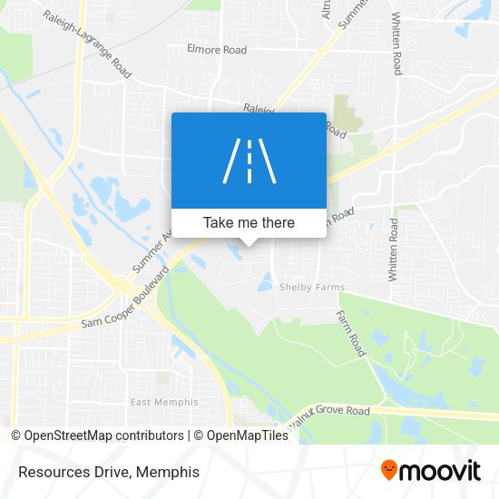 Mapa de Resources Drive