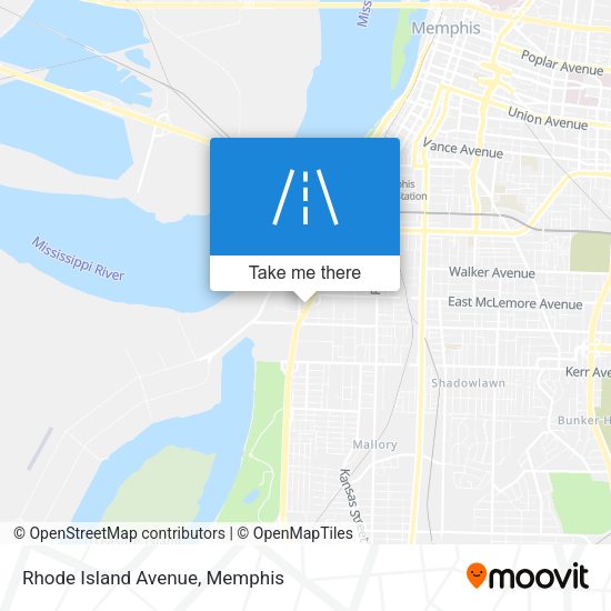 Mapa de Rhode Island Avenue