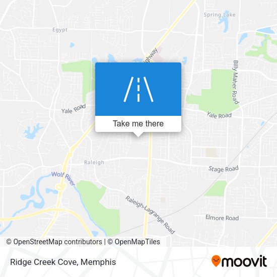 Mapa de Ridge Creek Cove