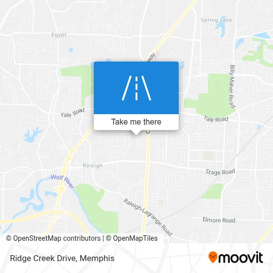 Ridge Creek Drive map