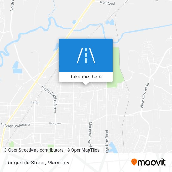 Mapa de Ridgedale Street