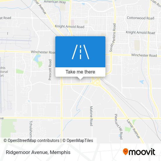 Mapa de Ridgemoor Avenue