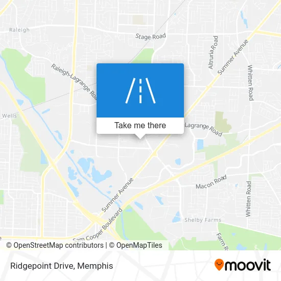 Ridgepoint Drive map