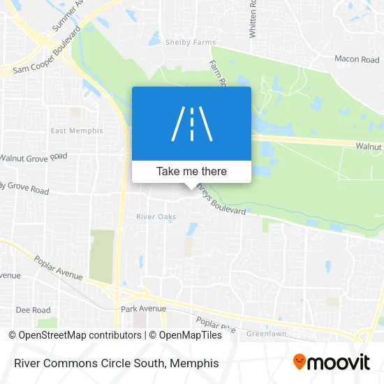 River Commons Circle South map