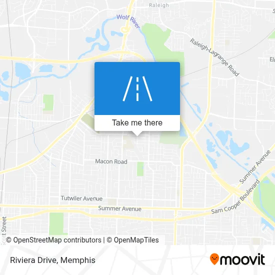 Riviera Drive map