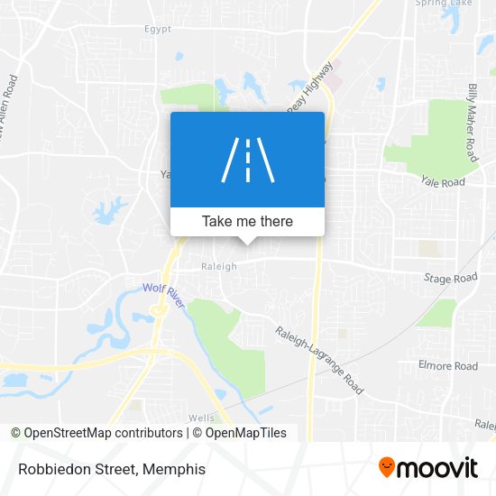 Mapa de Robbiedon Street