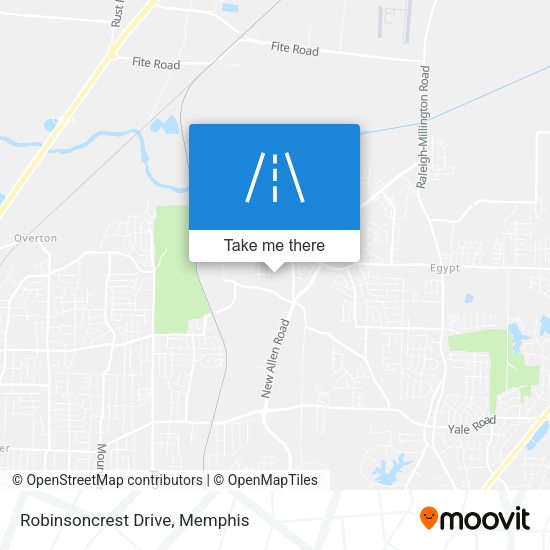 Robinsoncrest Drive map