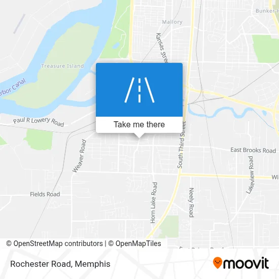 Rochester Road map