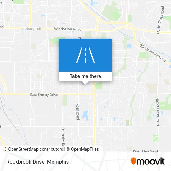 Mapa de Rockbrook Drive