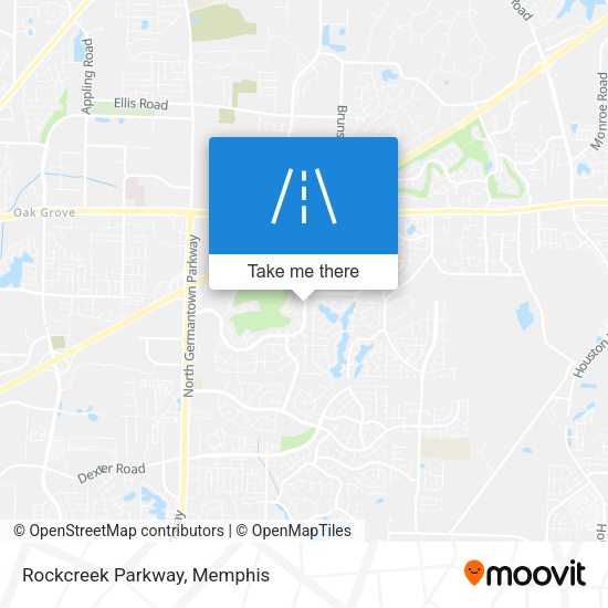 Mapa de Rockcreek Parkway