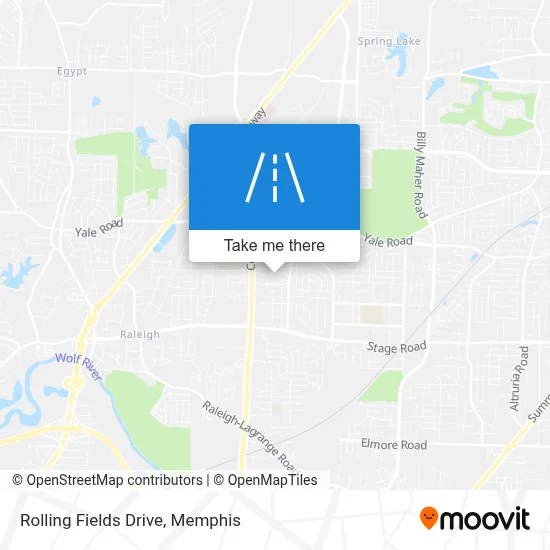 Rolling Fields Drive map