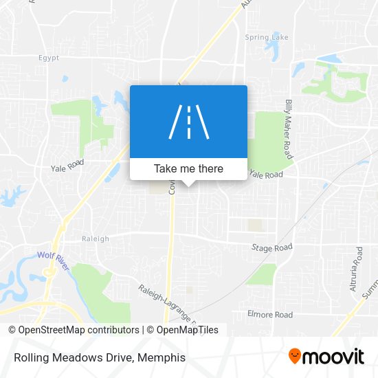 Rolling Meadows Drive map