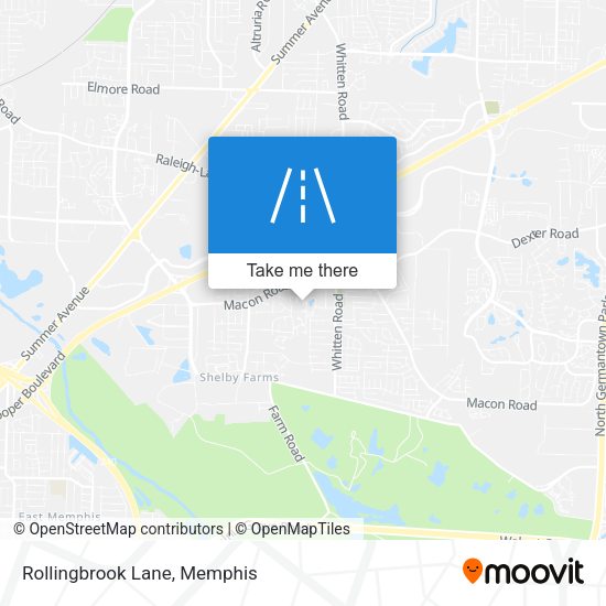 Mapa de Rollingbrook Lane