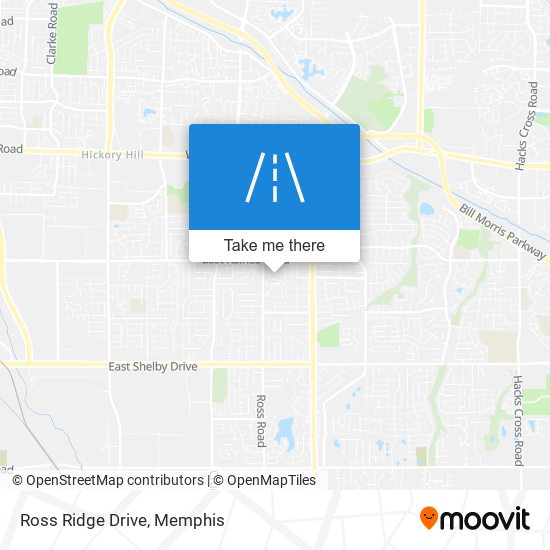 Mapa de Ross Ridge Drive