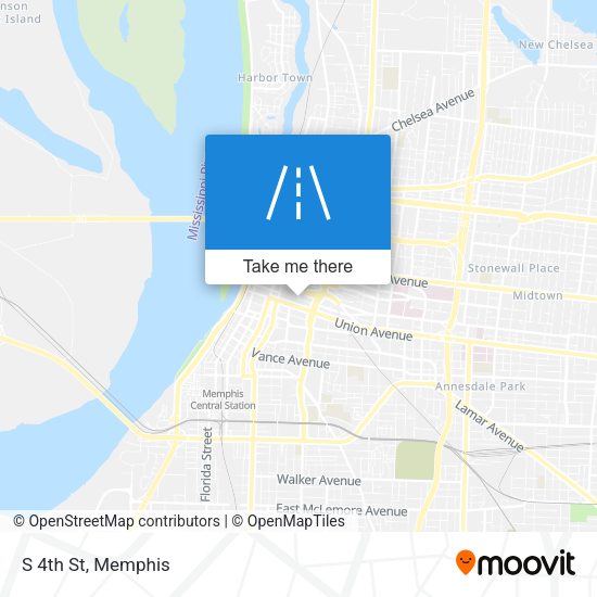 Mapa de S 4th St