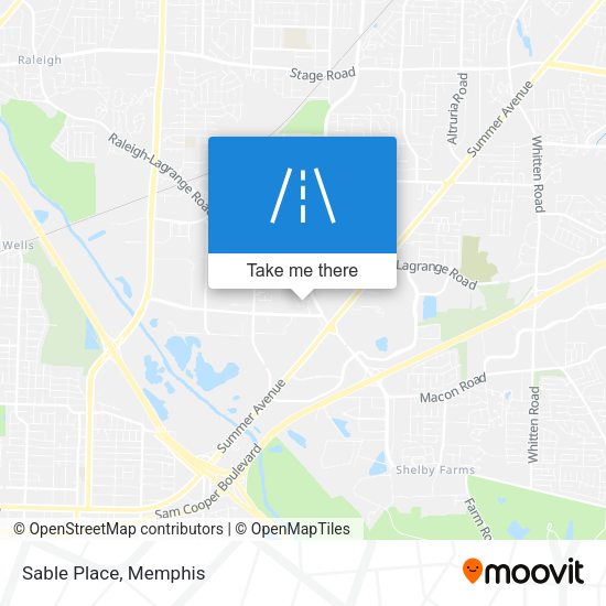 Mapa de Sable Place
