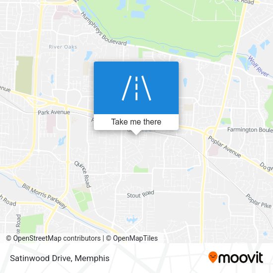 Satinwood Drive map