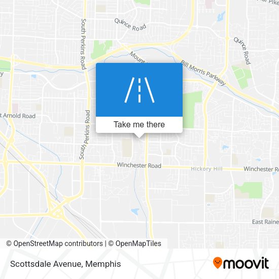 Scottsdale Avenue map