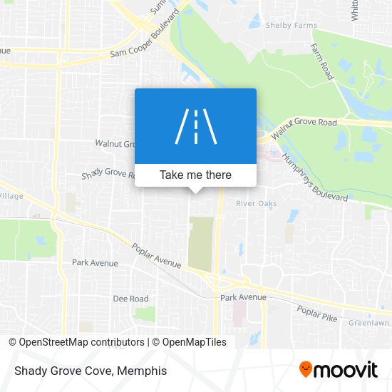 Mapa de Shady Grove Cove