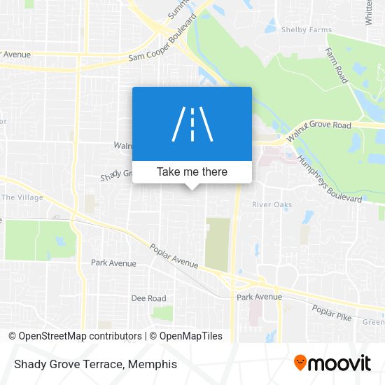 Shady Grove Terrace map