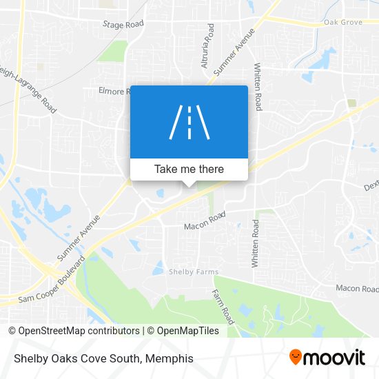 Shelby Oaks Cove South map