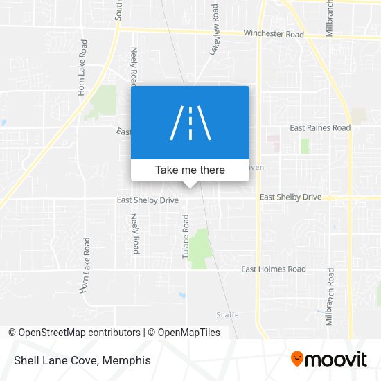 Mapa de Shell Lane Cove