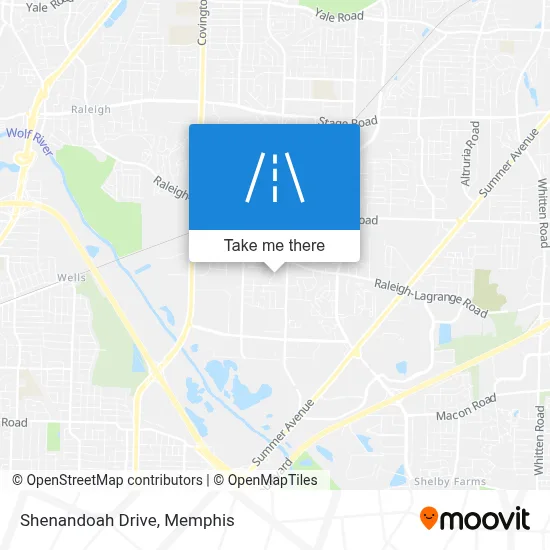 Shenandoah Drive map