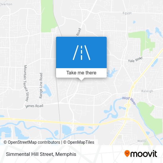 Simmental Hill Street map