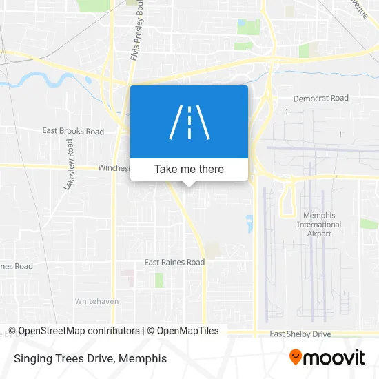 Singing Trees Drive map