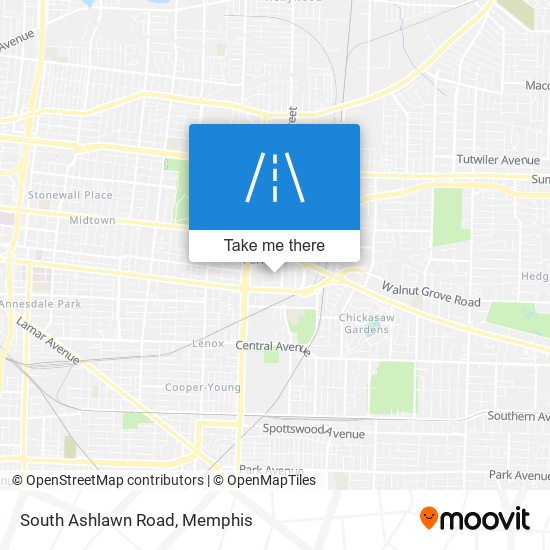 Mapa de South Ashlawn Road