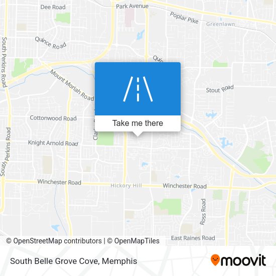 Mapa de South Belle Grove Cove