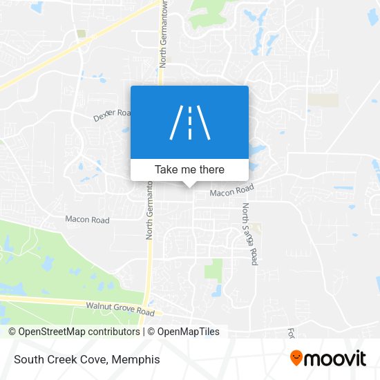 Mapa de South Creek Cove