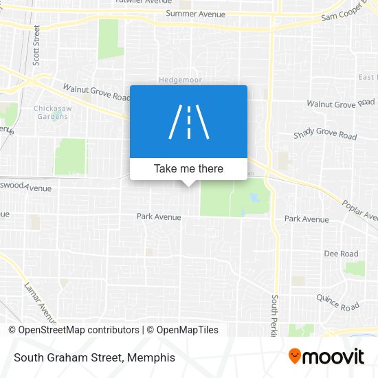 South Graham Street map