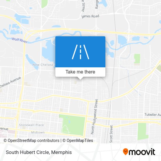 South Hubert Circle map