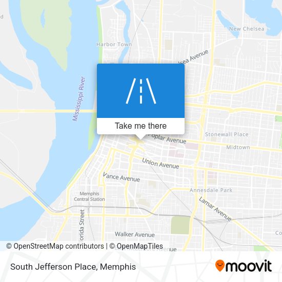 South Jefferson Place map