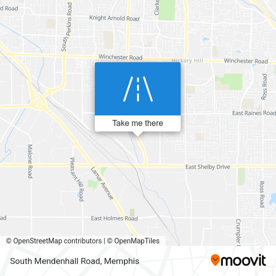 Mapa de South Mendenhall Road