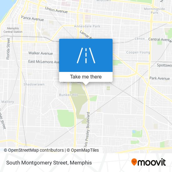 South Montgomery Street map