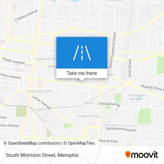 South Morrison Street map