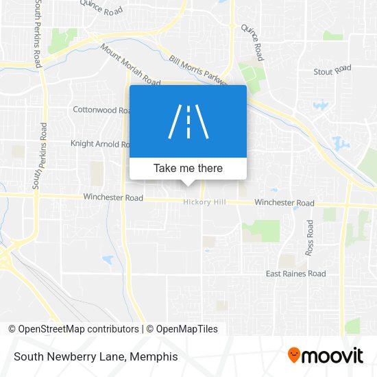 South Newberry Lane map