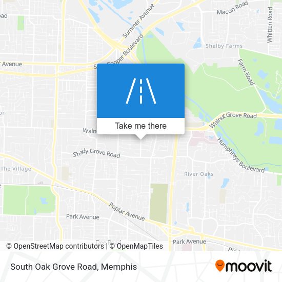 Mapa de South Oak Grove Road