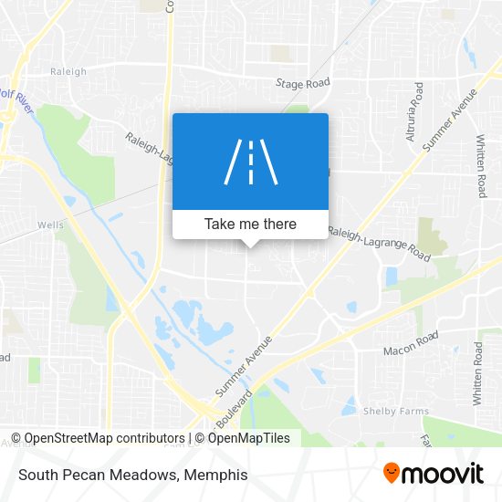 South Pecan Meadows map