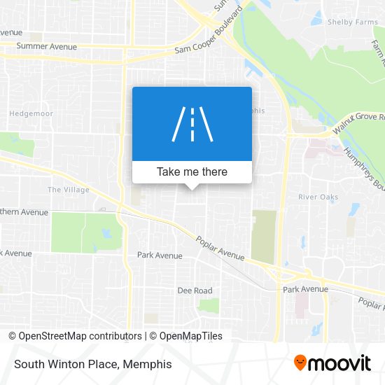 Mapa de South Winton Place