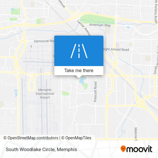 Mapa de South Woodlake Circle