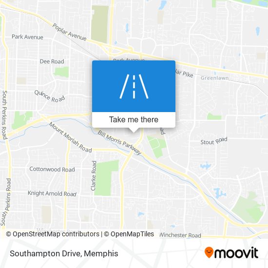 Mapa de Southampton Drive