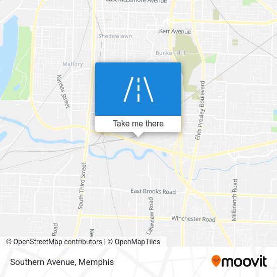 Mapa de Southern Avenue